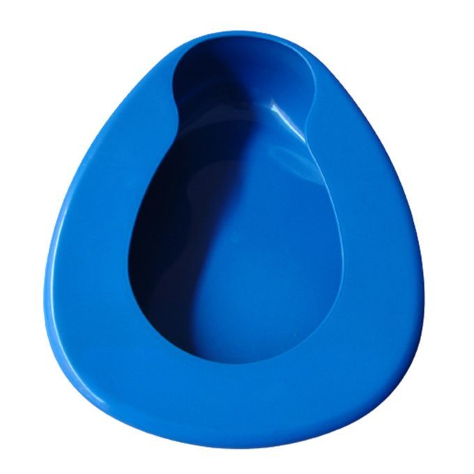 Smooth Contoured Bedpan Seat Urinal For Bedridden Patient Incontinence
