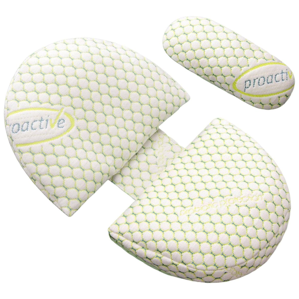 Spiral Hollow Cotton Fill Pregnancy Pillow U-shaped Pregnancy Pillow Green