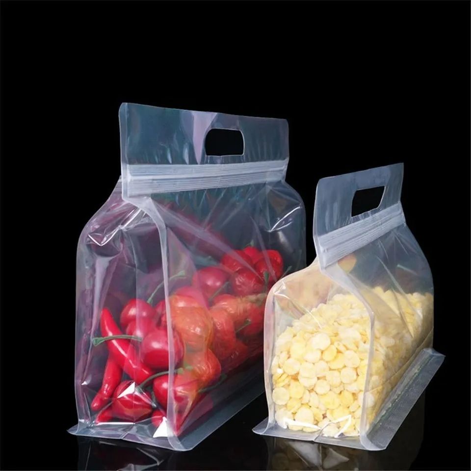 50 Pieces Landscape Side Gusset Self-Stand  Ziplock Pouch