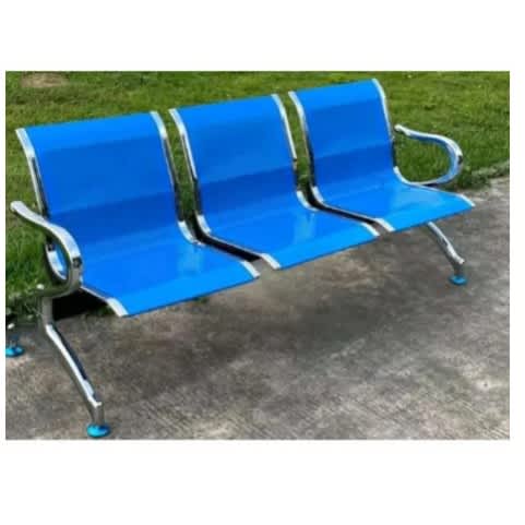 3 Seaters Visitor Chair - Blue