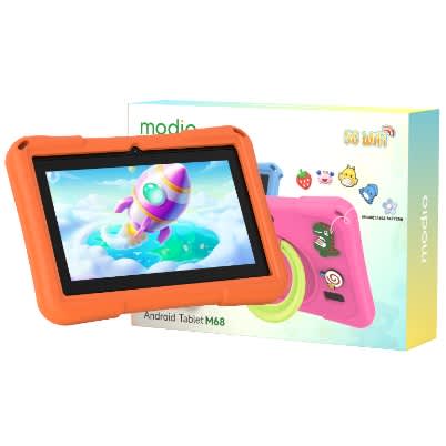 Modio M68 Kids Android Tablet - 7" - 128GB ROM - 6GB RAM - 5G WiFi - 3000mAh - Orange