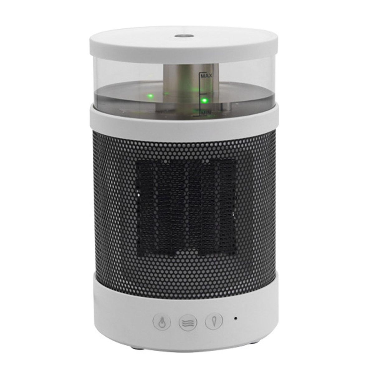 Desktop Heater PTC Heating Household Office Small Heater 3-in-1 Space Heater Humidifier Night Light Winter Instant Warm