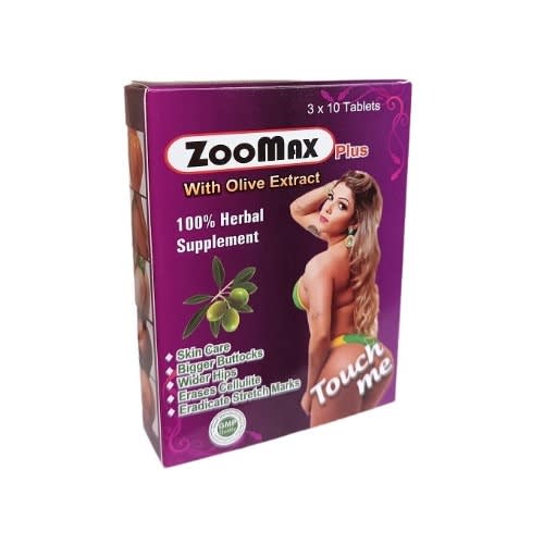 Touch Me Zoomax Capsules For Big Breasts + Hips & Buttocks Enhancement - 10capsules