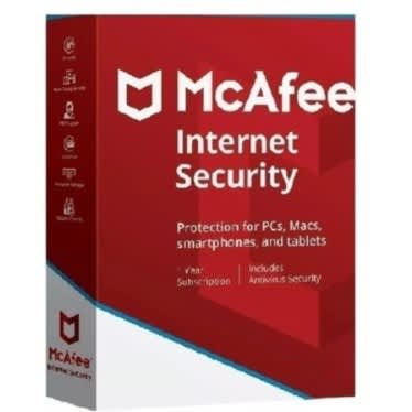 Mcafee Internet Security 5 Devices 1 Year