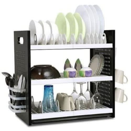 3 Tier Dish Drainer And Plate Rack