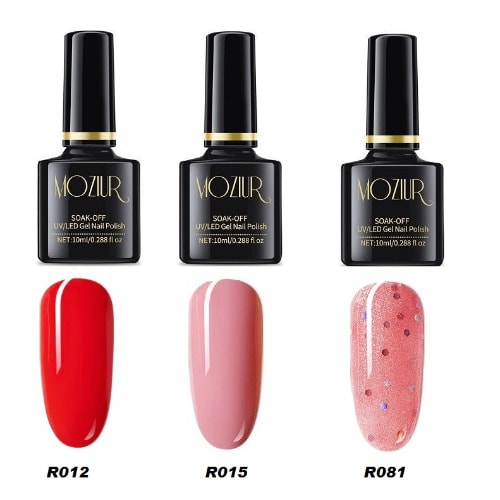 Mz-34 Uv Gel Nail Polish Set- 10ml x3