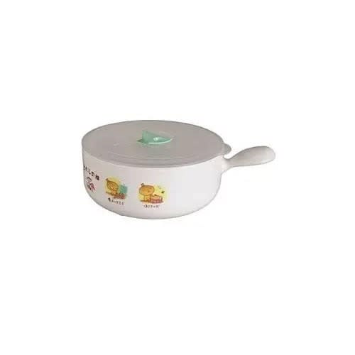 Feeding Bowl For Kids With Spoon - Lid And Handle