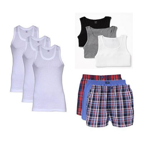 Nine-In-One Fanciful Men's Underwears (Singlet & Boxers)