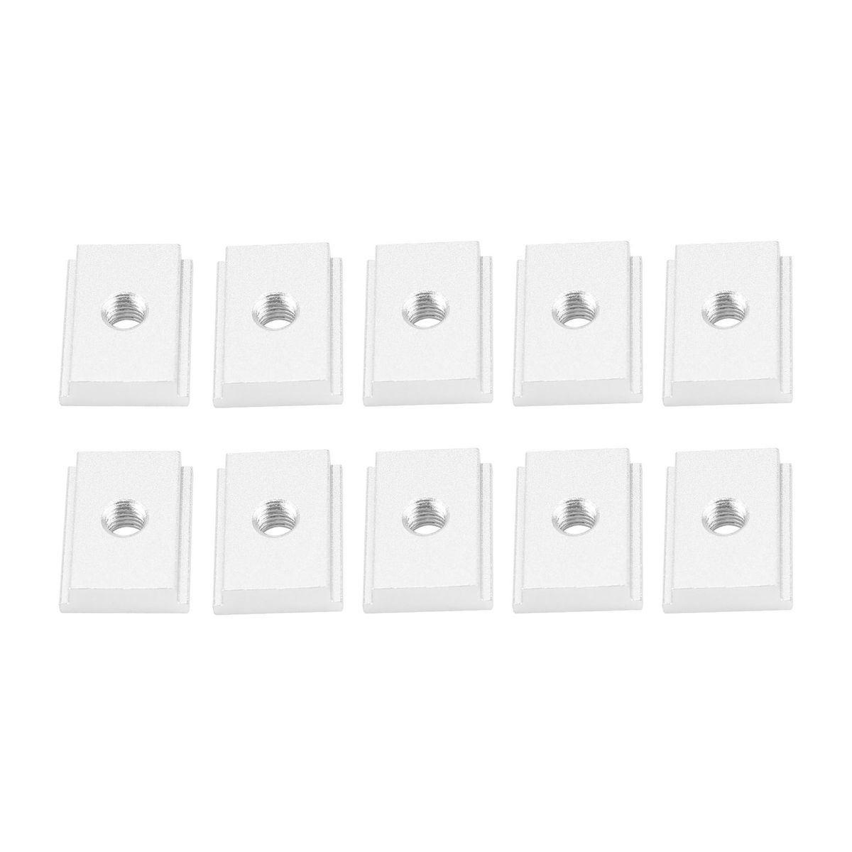 M8 T-Track Slider Sliding Nut Aluminum Alloy T Slot Nut For Woodworking Tool Jigs Screw Slot Fastener 10Pcs