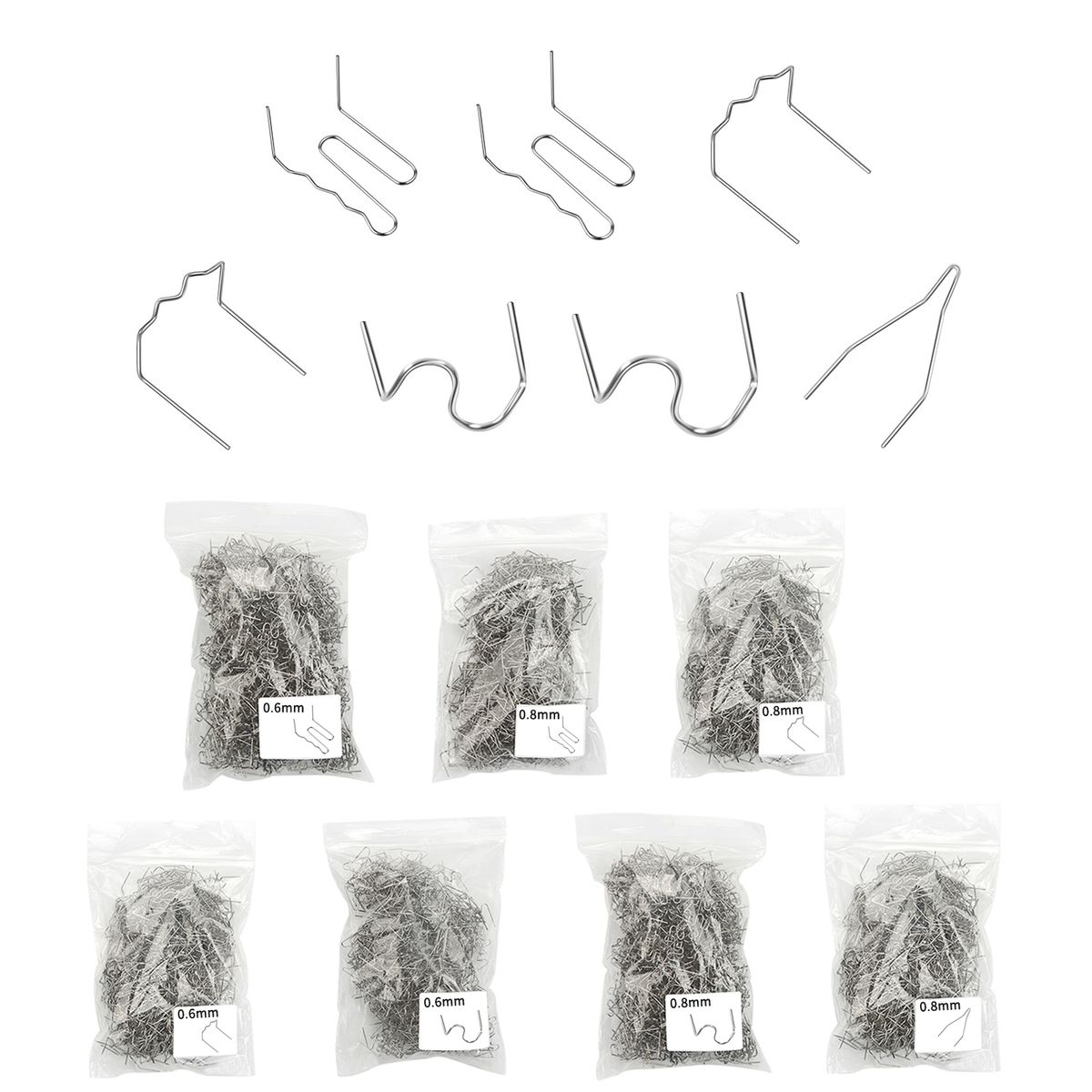 700 PCS Automotive Plastic Repair Welding Nail Standard Pre