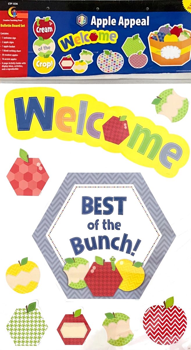 CREATIVE TEACHING PRESS BIG BULLETIN BOARD SET: APPLE APPEAL