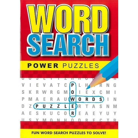 Word Search Power Puzzles - Red