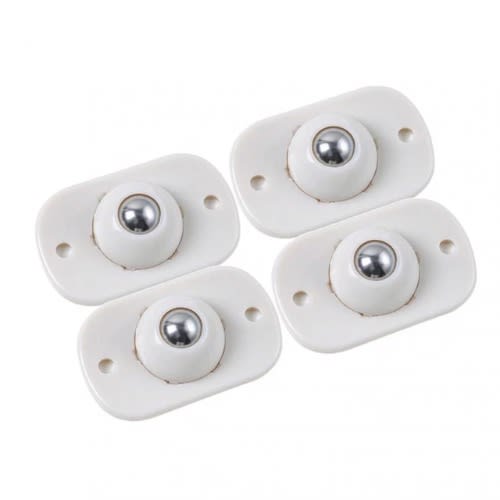 Furniture Self Adhesive Mover -360 Degree Rotation -Sticky Pulley -4Pieces