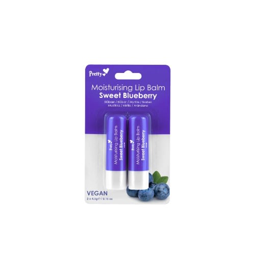 Pretty Sweet Blueberry Moisturising Lip Balm -2pcs 4.3g