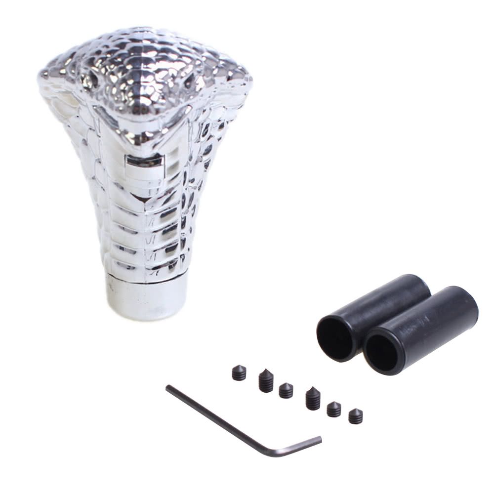 Car Cobra Snake Blue LED Flash Light Manual Gear Shift Knob