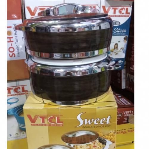 Sweet Insulated Serving Dish Hot Pot- (2 Pcs)