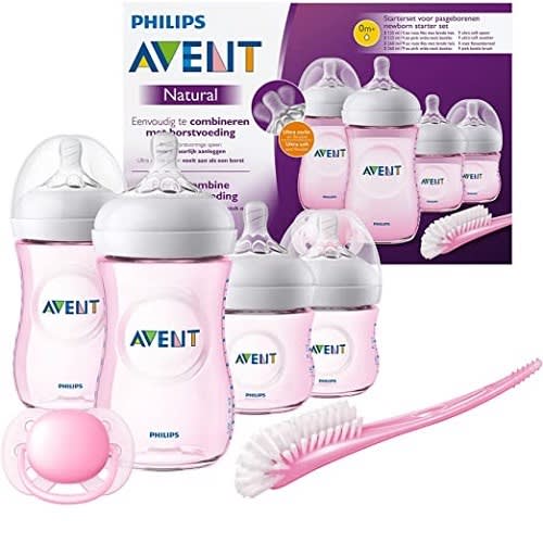 Natural Newborn Feeding Bottle Starter Set