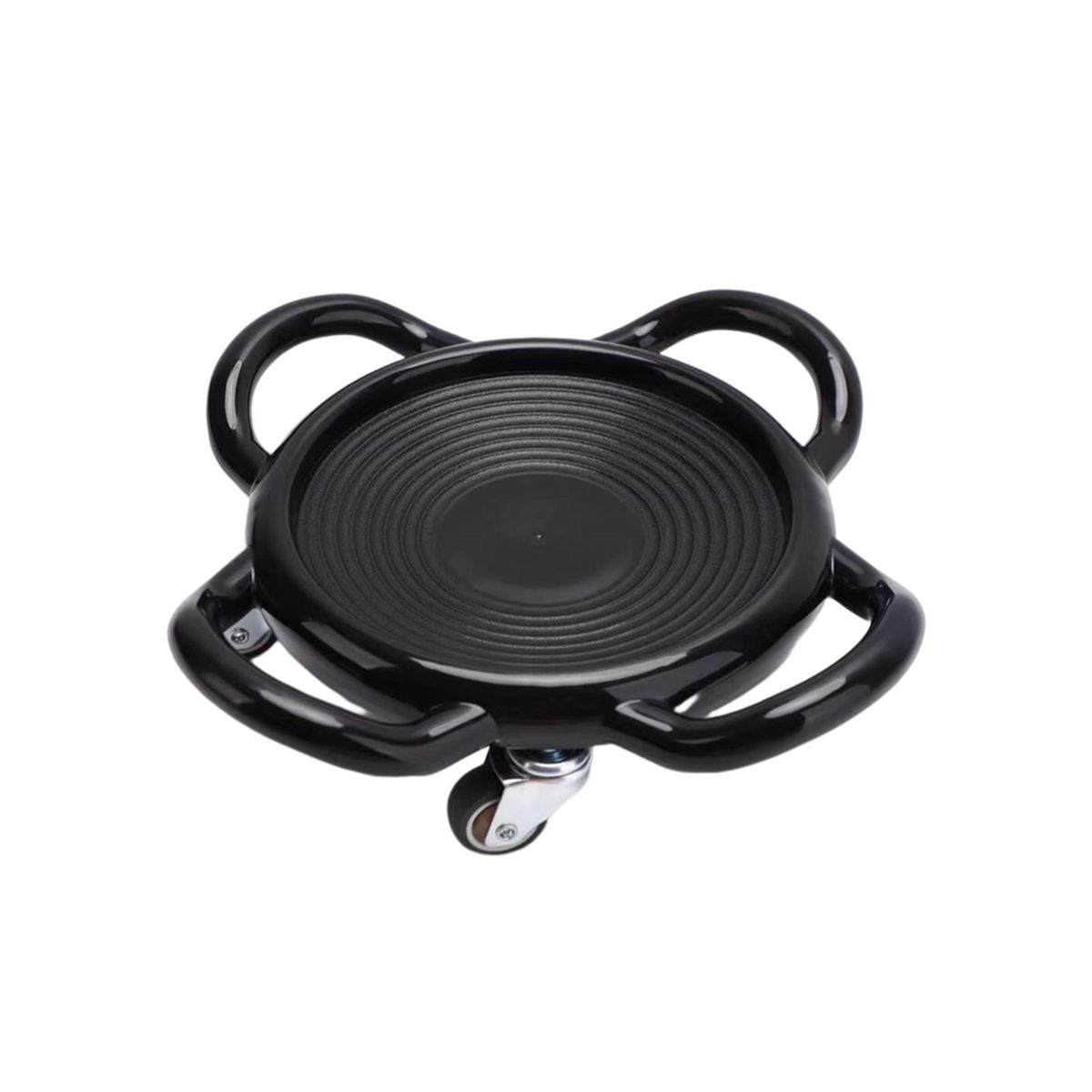 Abdominal Exercise Wheel Silent And Low-noise Abdominal Plate Black