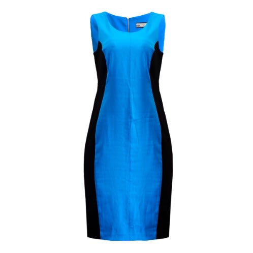 Ladies Simple Dress - Blue