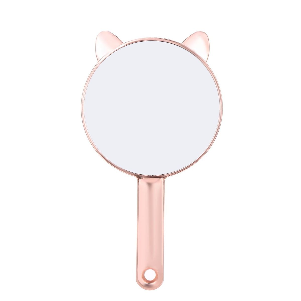 Makeup Hand Mirror Travel Mirror Rose Gold Round Mirror