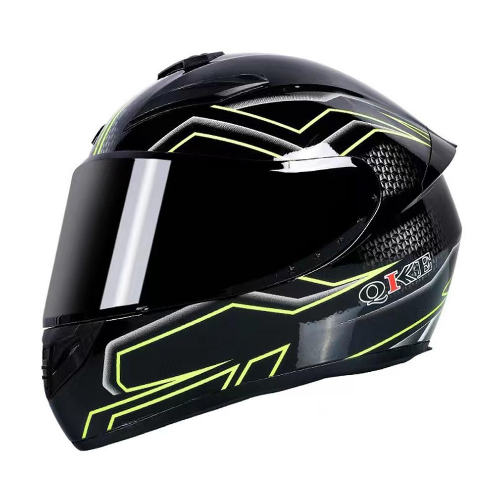 Motorcycle Street Bike Helmet Full Face Safety Helmet Comfortable & Breathable for Men & Women All Seasons