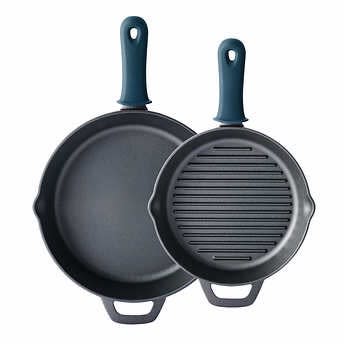 2-piece Cast Iron Skillets