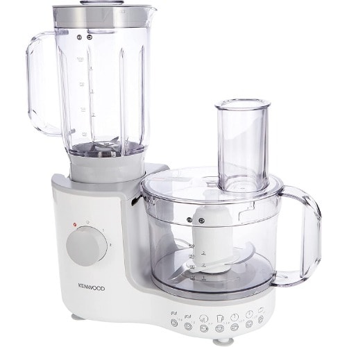 Food Processor 600 Watt -  White - Plastic