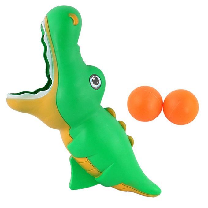 Ball Shooting Automatic Toy Cartoon Green Dinosaurs Toy Kids Launch