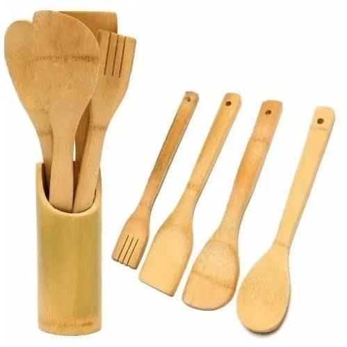 Wooden Kitchen Utensils - 4 Piece Set