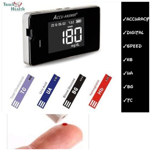 Sugar/Cholesterol/Haemoglobin/Uric Acid Test Machine