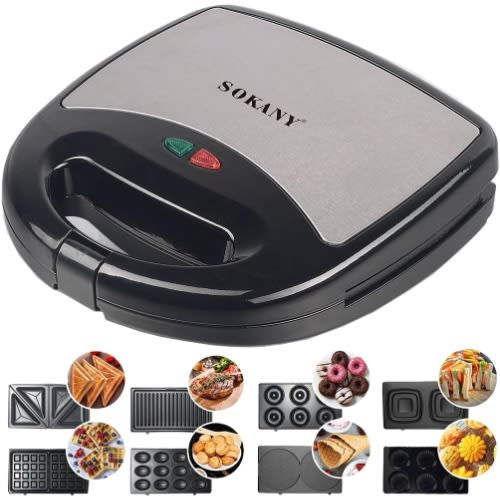 8 -in-1 Waffle Sandwich Maker - Grill- Toaster