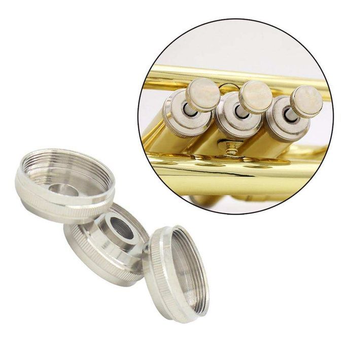 3x Sliver Trumpet Screw Trumpet Valve Cap Screw Trumpet Replacement