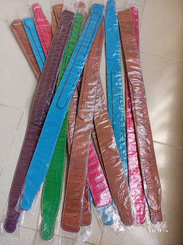 Adjustable Synthetic Guitar Shoulder Strap-1pc RED COLOR