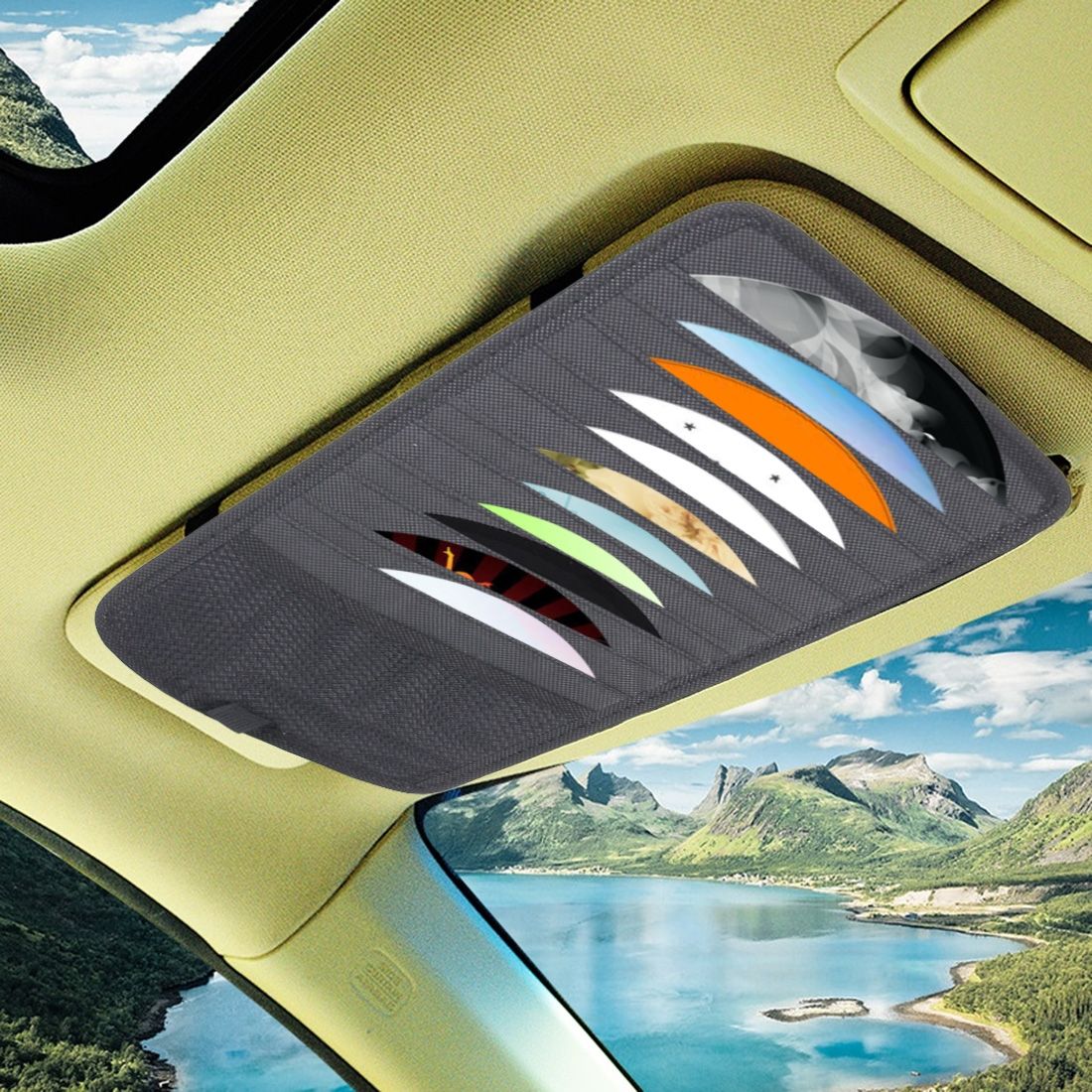 Car CD Card Case Holder For 12PCS Disks