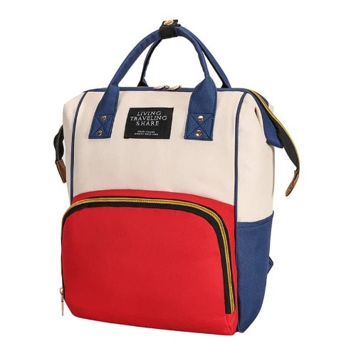 20'' Large Capacity Maternity Diaper Bag- Red