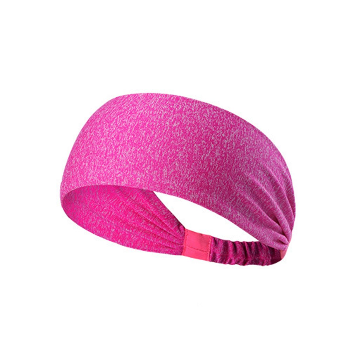Sweat Headband Running Stretch Sports Head Band Rose Red