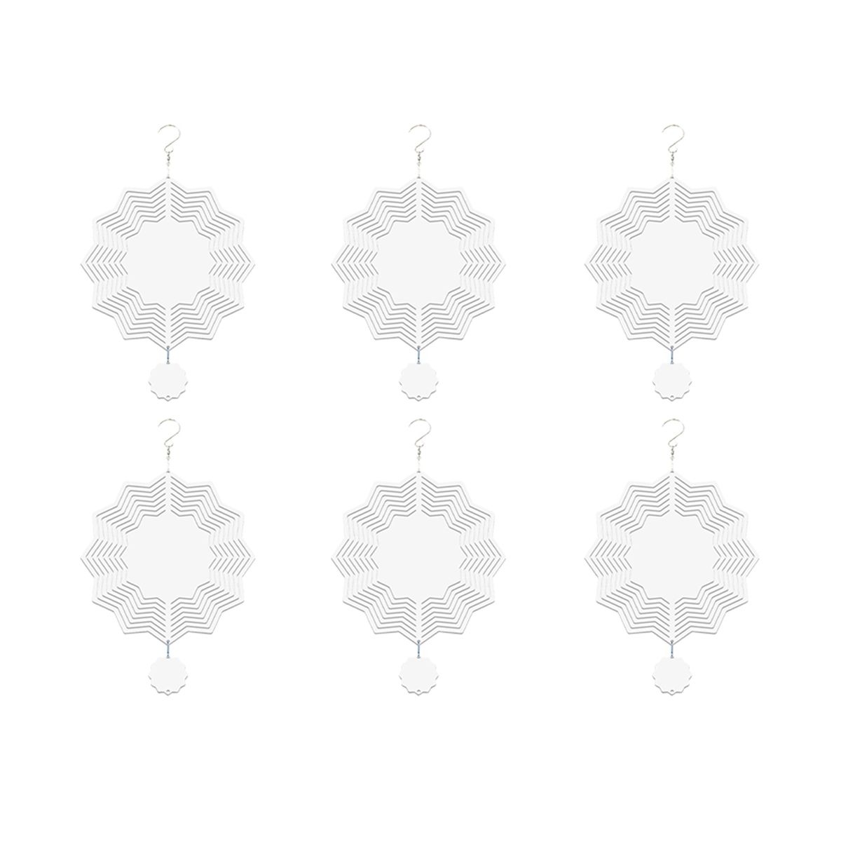 Sublimation Wind Spinner Blanks 3D Wind Spinners Hanging