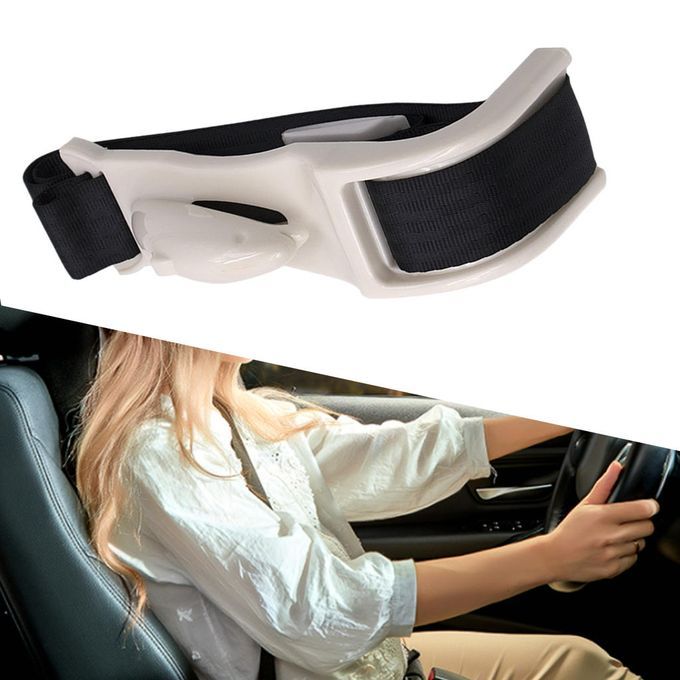 Bump Belt Adjuster Maternity Seatbelt For Pregnant Women Strong White