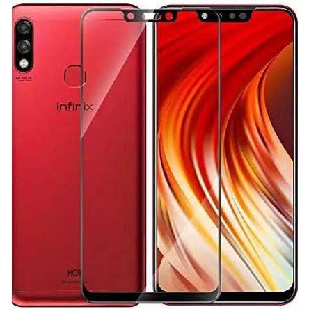Tempered Glass For Infinix Hot 7 Pro - x625 - Black