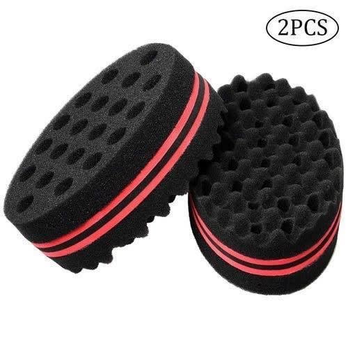 Magic Hair Sponge For Curls Or Dreads - 2 Pieces