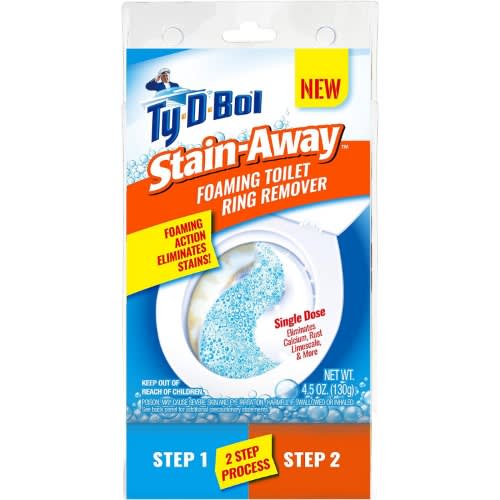 Ty-d-bol Stain Away Foaming Toilet Ring Remover - 130g