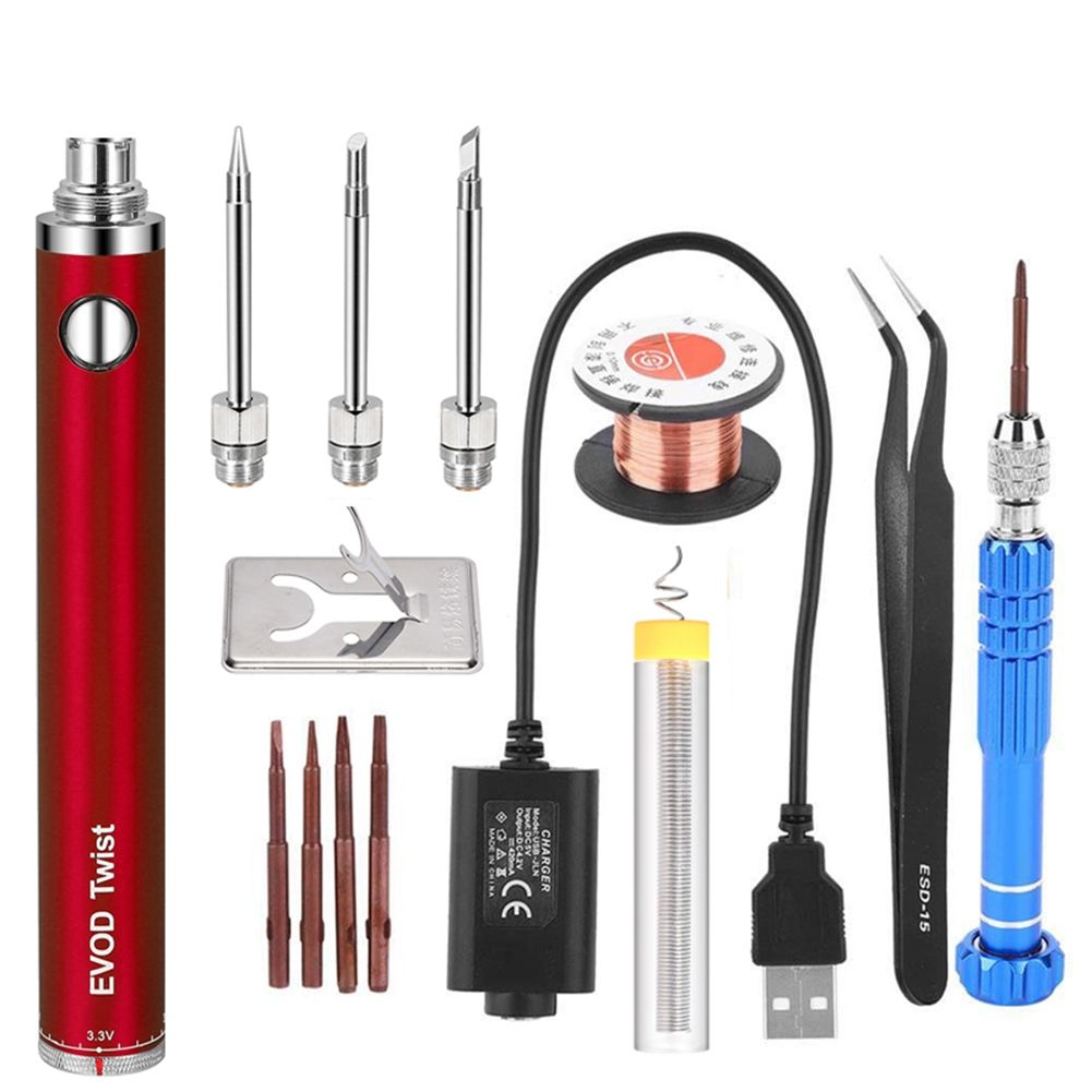 5V 15W Battery Powered Soldering Iron With USB Charge