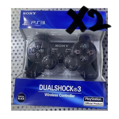 PS3 (2 Packs) Official Controller Pad - DualShock 3