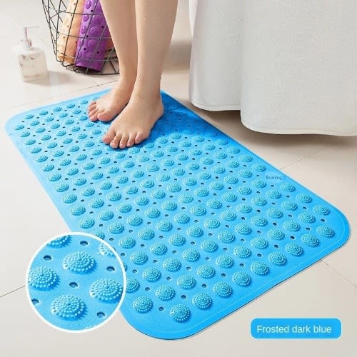 Bathtub Anti-skid Shower Mat With Sucker And Massage Function - 38cmx76cm