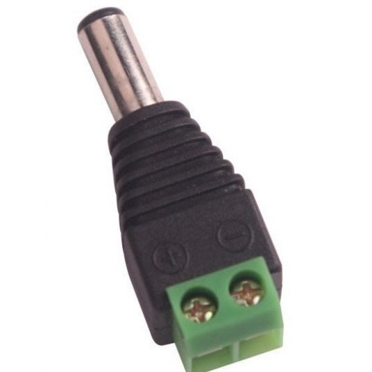 CCTV DC Power Jack - 12V DC Power Connector - 50 Pcs