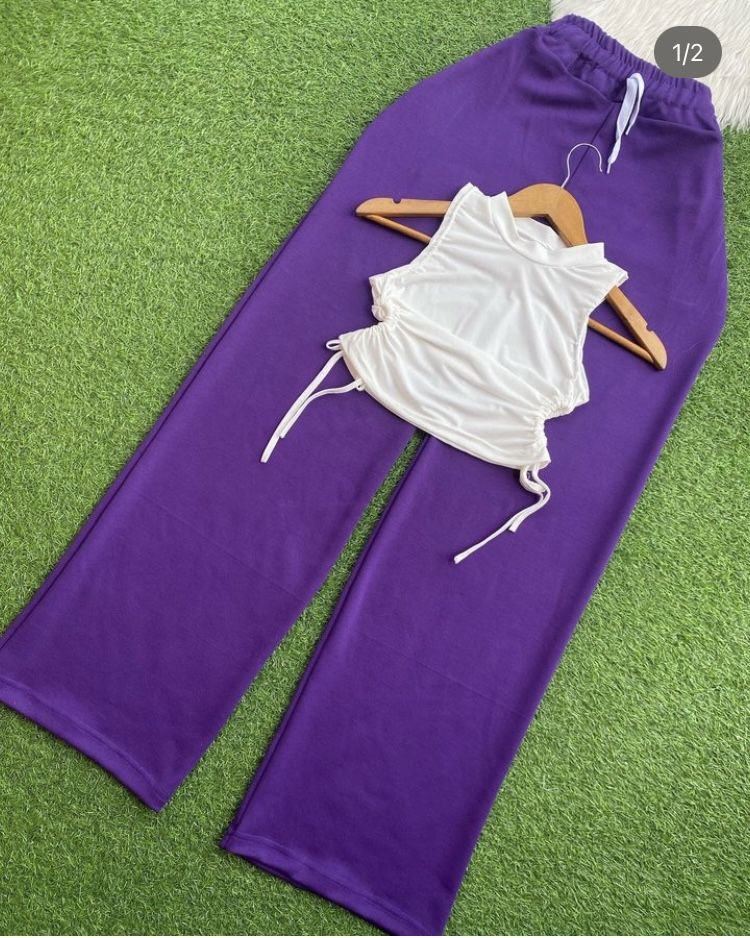 2in1 Bagger Pants And Crop Top