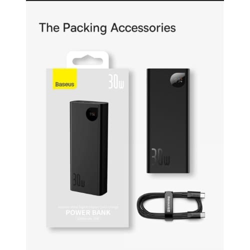 Baseus Digital Display Power Bank -30w -20,000mAh
