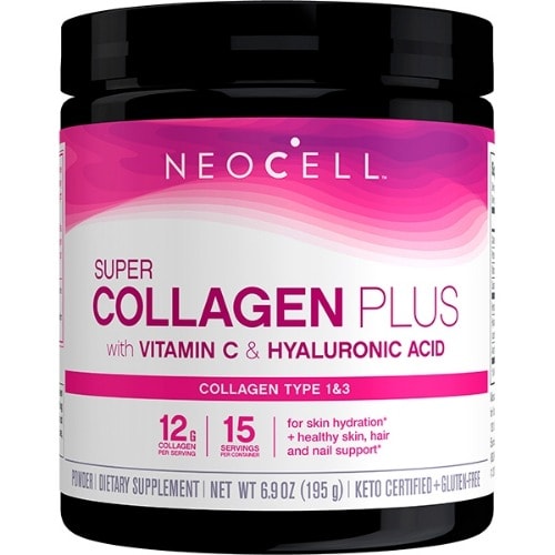 Super Collagen Plus With Vitamin C & Hyaluronic Acid Powder - 6.9oz