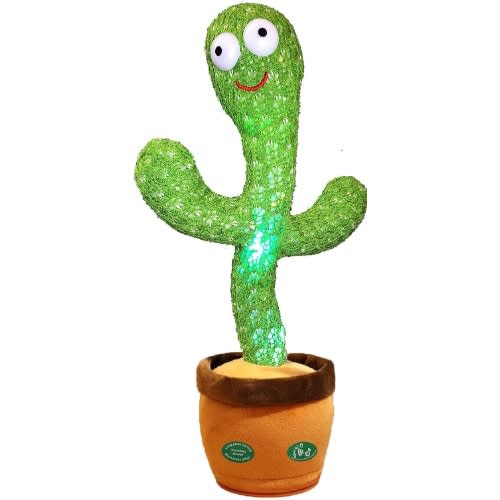 Talking & Dancing Cactus With Lights And Music For Kids