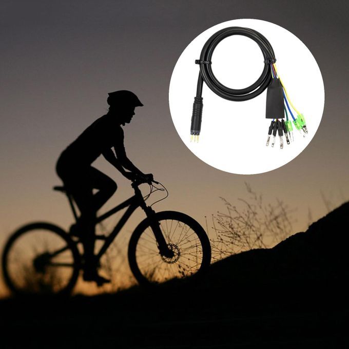 Motor Adapter Cable Waterproof Connector 9 Pins For Electric Bike